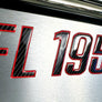 Boat Registration Stickers - Domed Carbon Fiber Numbers with Red Outline