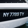 Modern Chrome 3D Boat Registration Numbers – Premium Marine-Grade Lettering 16 PCS