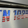 Custom Raised Domed Lettering