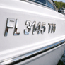 Raised Boat Registration Numbers – Premium Marine Emblem Decals | Super Wake 16 PCS