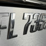 Boat Registration Numbers Emblem Custom Sleek