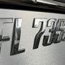 Boat Registration Numbers Emblem Custom Sleek