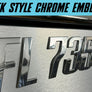 Boat Registration Numbers Emblem Custom Sleek