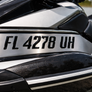 Boat Registration Number Stickers / Sleek Series Boat & Jet Ski Registration Numbers Domed Number Domed Lettering
