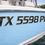Carbon Fiber Sport Style Raised Domed Boat Registration Lettering Custom