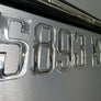 Premium Boat Registration Numbers β Raised Domed Marine Decals | Sleek Chrome Custom