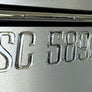 Premium Boat Registration Numbers β Raised Domed Marine Decals | Sleek Chrome Custom