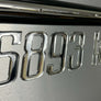 Premium Boat Registration Numbers β Raised Domed Marine Decals | Sleek Chrome Custom