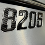 Carbon Fiber with Chrome Trim – Domed Boat Registration Numbers Custom