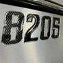 Carbon Fiber with Chrome Trim – Domed Boat Registration Numbers Custom