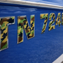 Camouflage Style Chrome Trim | Boat Registration Numbers for Jet Skis β Raised 3D Domed 3 Inch Letters