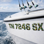 Camouflage Style Chrome Trim | Boat Registration Numbers for Jet Skis β Raised 3D Domed 3 Inch Letters