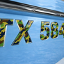 Camouflage Style Chrome Trim | Boat Registration Numbers for Jet Skis β Raised 3D Domed 3 Inch Letters