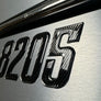 Carbon Fiber with Chrome Trim – Domed Boat Registration Numbers Custom