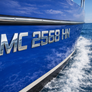 Modern Chrome 3D Boat Registration Numbers β Premium Marine-Grade Lettering Custom