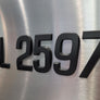 Modern Matt Black Emblem For Boats & Jet Ski Registration Numbers 16 PCS
