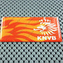 Netherlands Holland Knvb Football Soccer Flag Raised Clear Domed Lens Decal