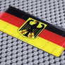 Germany Flag Raised Clear Domed Lens Decal 3"x 1.4"