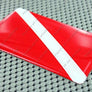 Scuba Dive Flag Raised Clear Domed Lens Decal