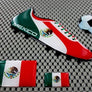 Mexico World Cup Soccer Shoe Raised Clear Domed Lens Decals (4 piece Set)