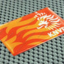 Netherlands Holland Knvb Football Soccer Flag Raised Clear Domed Lens Decal