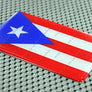 Puerto Rico Flag Raised Clear Domed Lens Decal