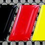 Germany Flag Raised Clear Domed Lens Decal 2.25"x 1.2"