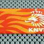 Netherlands Holland Knvb Football Soccer Flag Raised Clear Domed Lens Decal