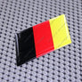 Germany Flag Raised Clear Domed Lens Decal Slanted 3"x 1.5"
