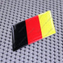 Germany Flag Raised Clear Domed Lens Decal Slanted 3"x 1.5"