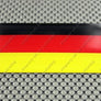 Germany Flag Raised Clear Domed Lens Decal 4"x 2.5"