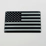 USA Flag Monochrome Raised Clear Domed Lens Decal 3"x 2"