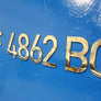 Boat & Jet ski Registration Numbers Flat Flexible Chrome Laser Edge Cut Lettering Custom