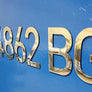 Boat & Jet ski Registration Numbers Flat Flexible Chrome Laser Edge Cut Lettering 16 PCS