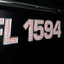 Fishing Series Boat Registration Numbers Domed Number Domed lettering Custom