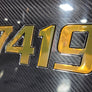Gold Color Sport Style Raised Domed Boat Registration Lettering 16 PCS Kit