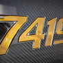 Gold Color Sport Style Raised Domed Boat Registration Lettering 16 PCS Kit