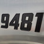 Speed Style 2020 Flat Black Emblem Boat & Jet Ski Registration Lettering Custom