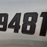 Speed Style 2020 Flat Black Emblem Boat & Jet Ski Registration Lettering 16 PCS Kit