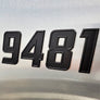 Speed Style 2020 Flat Black Emblem Boat & Jet Ski Registration Lettering Custom