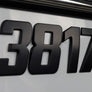 Matt Black Boat Registration Numbers Pro Speed Style Custom