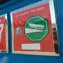 Yearly State Registration Sticker Frame Emblem Set 4" x 3"