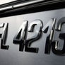 Super Wake Style Chrome Emblem Boat & Jet Ski Registration Lettering Custom