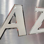 boat letter stickers domed