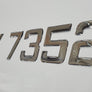 boat number stickers 3d