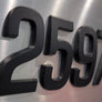 boat number stickers black