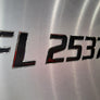 boat registration number stickers 3d