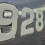 domed boat number stickers