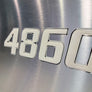 domed boat numbers and letters 3d