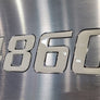 number and letter stickers for boats raised